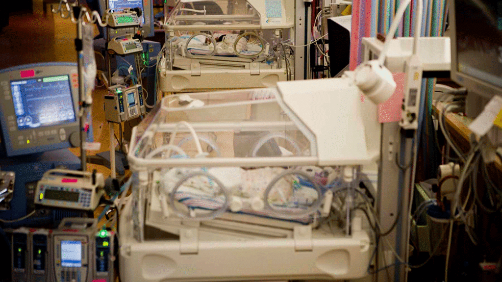 Photo of equipment for premature infants